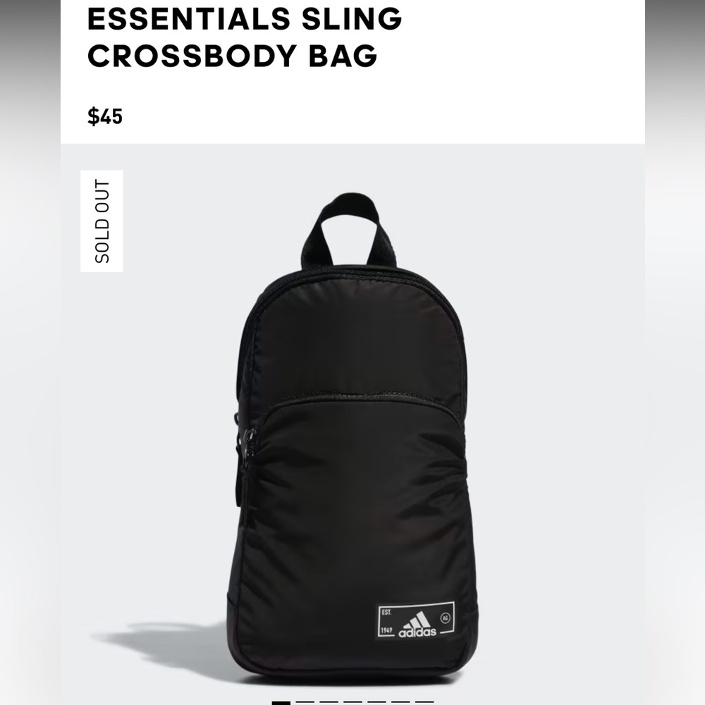 NWT adidas crossbody sling